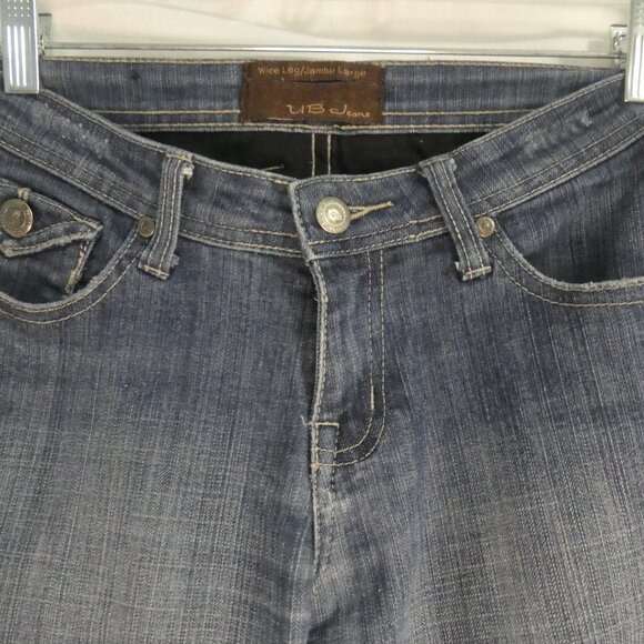 UB JEANS - Urban Behavior | size 26 | Wide Leg | Blue Denim / Jeans - Picture 4 of 16